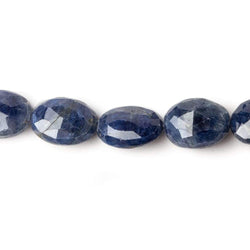 12x9-13x10mm Blue Sapphire Faceted Ovals 16 inch 33 pieces A grade (ONLINE ORDER ONLY)