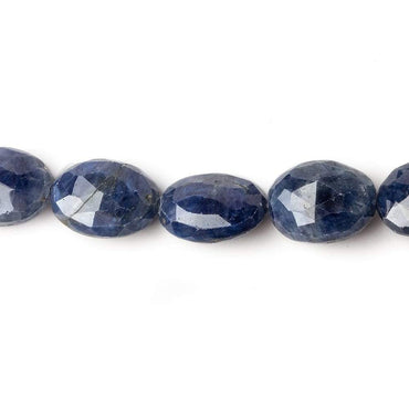 12x9-13x10mm Blue Sapphire Faceted Ovals 16 inch 33 pieces A grade (ONLINE ORDER ONLY)