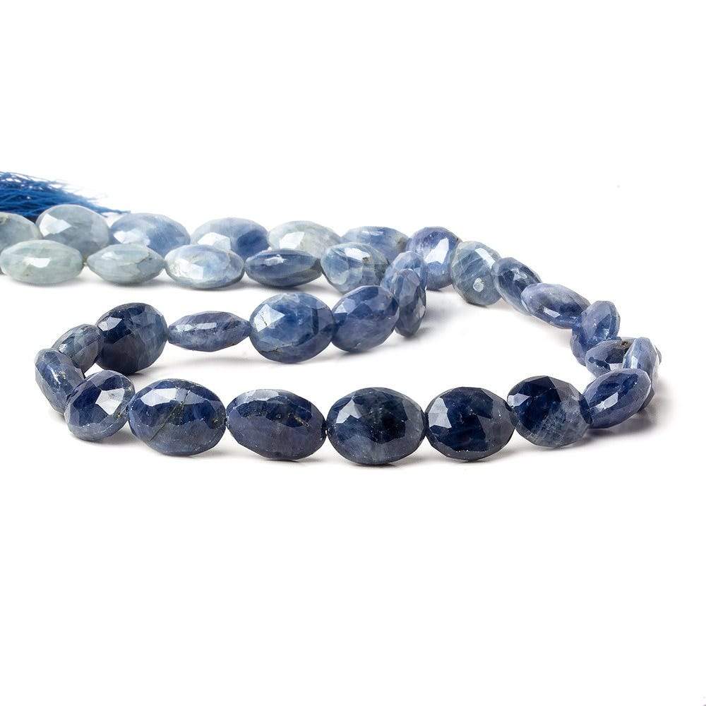 12x9-13x10mm Blue Sapphire Faceted Ovals 16 inch 33 pieces A grade (ONLINE ORDER ONLY)
