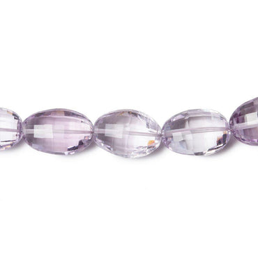 12x9-15x11mm Pink Amethyst Faceted Oval Beads 16 inch 30 beads AA Grade (ONLINE ORDER ONLY)