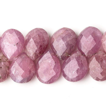 12x9-15x11mm Ruby Faceted Pear Beads 2.5 inch 12 pieces AA Grade (ONLINE ORDER ONLY)