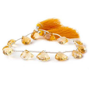 12x9-16x13mm Citrine Bead Faceted Fan Beads 8 inch 14 pieces (ONLINE ORDER ONLY)