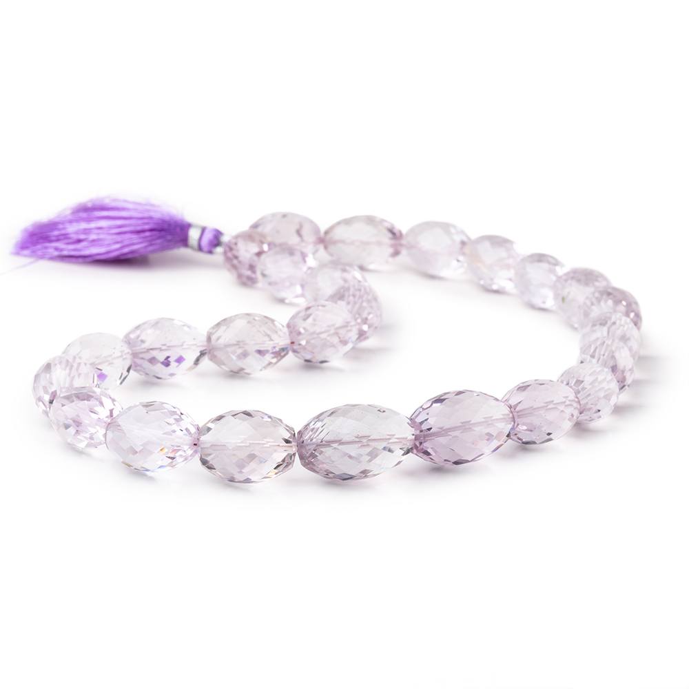 14x10mm Pink Amethyst Faceted Olive Beads 15 inch 28 pieces AA (ONLINE ORDER ONLY)