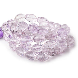 14x10mm Pink Amethyst Faceted Olive Beads 15 inch 28 pieces AA (ONLINE ORDER ONLY)