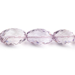 14x10mm Pink Amethyst Faceted Olive Beads 15 inch 28 pieces AA (ONLINE ORDER ONLY)