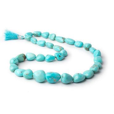12x9-19x14mm Sleeping Beauty Turquoise Plain Nugget 19 inch 33 Beads AAA (ONLINE ORDER ONLY)