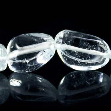 12x9-20x14.9mm Blue Topaz Plain Nugget Beads 16.5 inch 29 pieces (ONLINE ORDER ONLY)