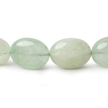 12x9-21x16mm Green Beryl plain nugget beads 18 inch 29 pieces A (ONLINE ORDER ONLY)