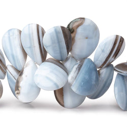 12x9-23x14mm Banded Owyhee Opal Plain Pear Beads 7 inch 38 pieces AA (ONLINE ORDER ONLY)