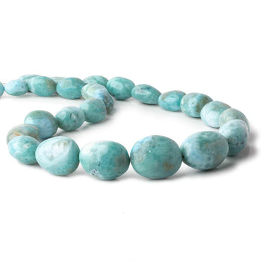 12x9-23x16mm Larimar plain nugget beads 18 inch 28 pieces AAA (ONLINE ORDER ONLY)