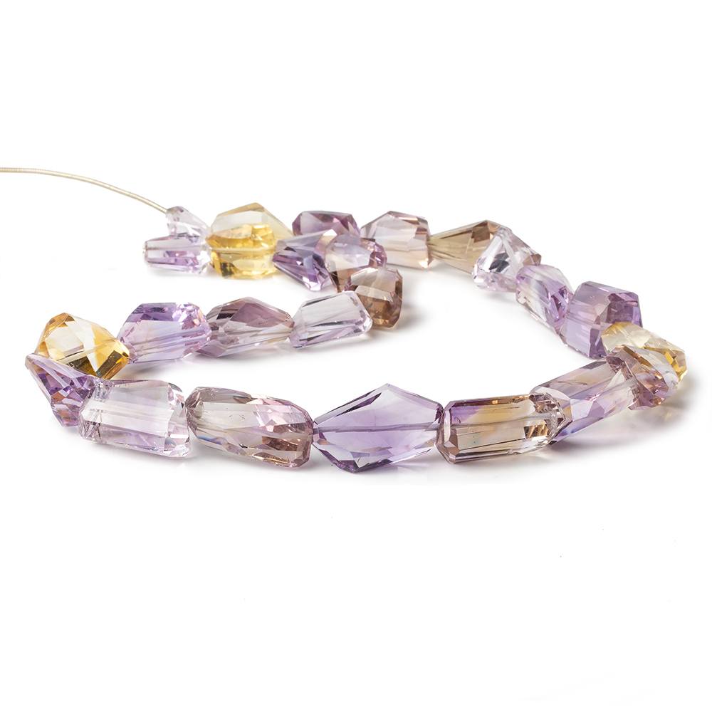 12x9-24x12mm Ametrine Faceted Nugget Beads 16 inch 25 pieces AAA (ONLINE ORDER ONLY)