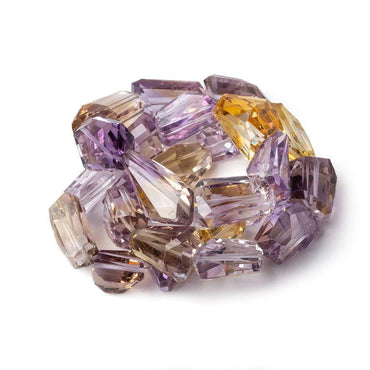12x9-24x12mm Ametrine Faceted Nugget Beads 16 inch 25 pieces AAA (ONLINE ORDER ONLY)