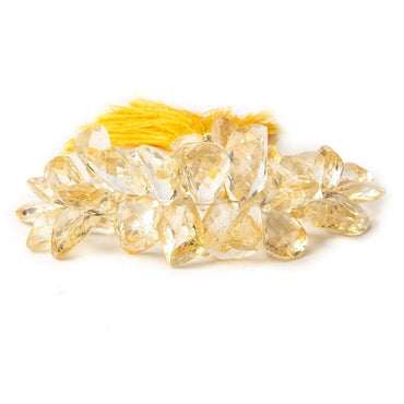 12x9-25x13mm Citrine top drill Faceted Free Shape 8 inch 46 beads AAA (ONLINE ORDER ONLY)