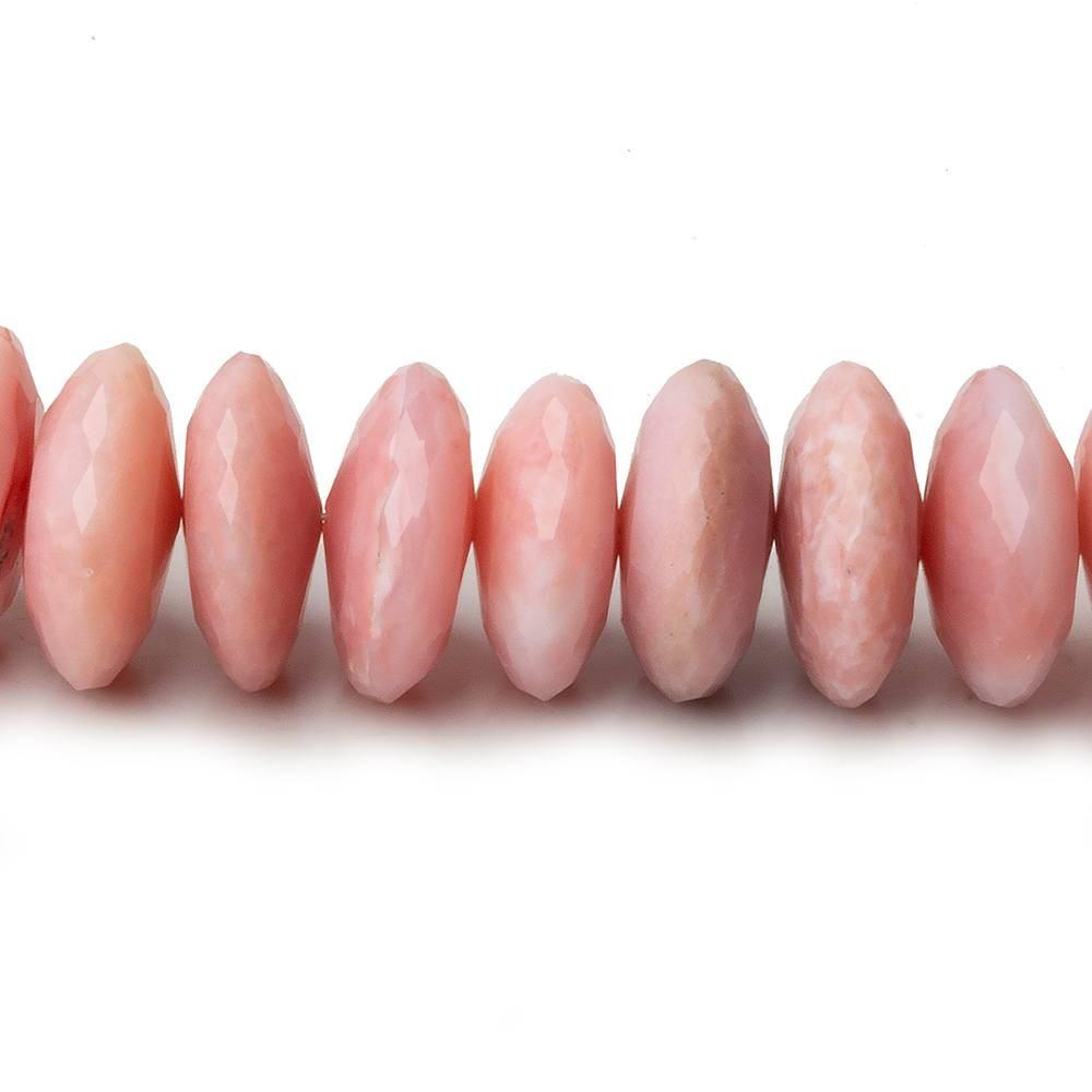 13-13.5mm Pink Peruvian Opal German Faceted Rondelles 16 inches 72 pcs AA (ONLINE ORDER ONLY)