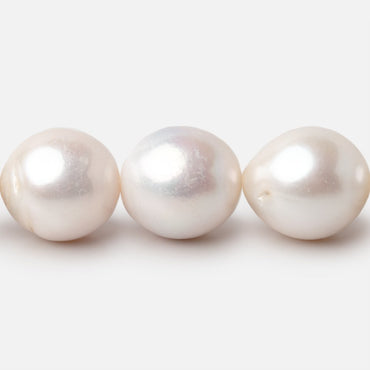 13-14.5mm Off White Baroque Freshwater Pearls 16 inch 29 pieces (ONLINE ORDER ONLY)