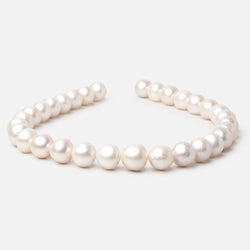 13-14.5mm Off White Baroque Freshwater Pearls 16.5 inch 31 pieces (ONLINE ORDER ONLY)