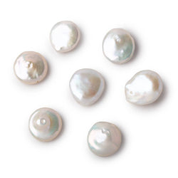 14mm Creamy White Coin Freshwater Pearl Focal 1 piece (ONLINE ORDER ONLY)