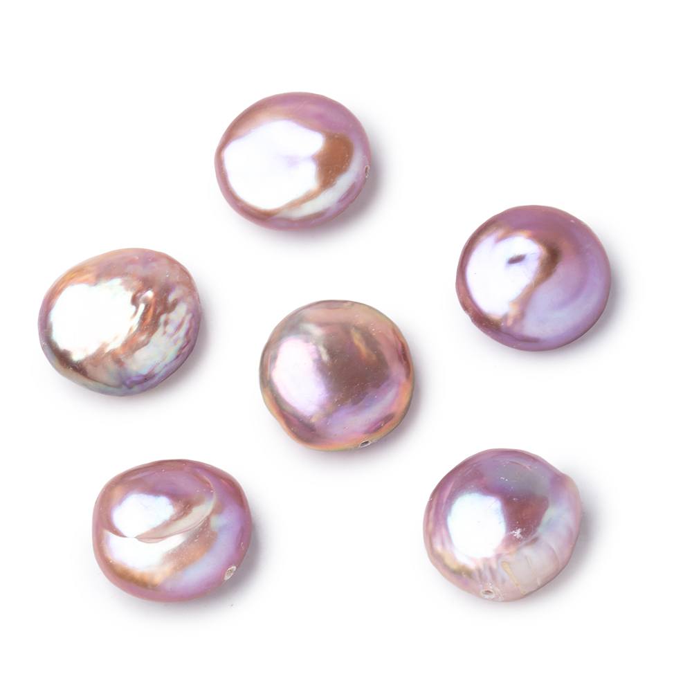 13-14mm Lilac Coin Freshwater Pearl Focal 1 piece (ONLINE ORDER ONLY)