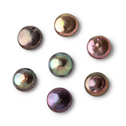 13-14mm Peacock Brown Coin Freshwater Pearl Focal 1 piece (ONLINE ORDER ONLY)