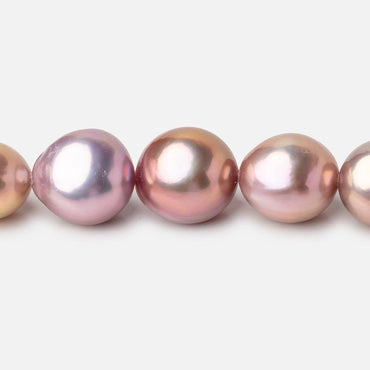 13-15.5mm Tri-Color Baroque Freshwater Pearls 16 inch 30 pieces AAA (ONLINE ORDER ONLY)