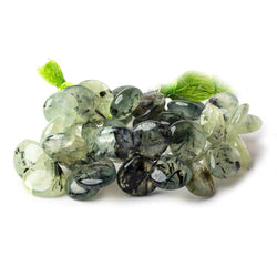 13-15mm Dendritic Prehnite Plain Heart Beads 7.5 inch 39 pieces (ONLINE ORDER ONLY)
