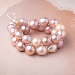 13-15mm Multi-Color Ultra Baroque Freshwater Pearls 16.5 inch 28 Beads AAA (ONLINE ORDER ONLY)
