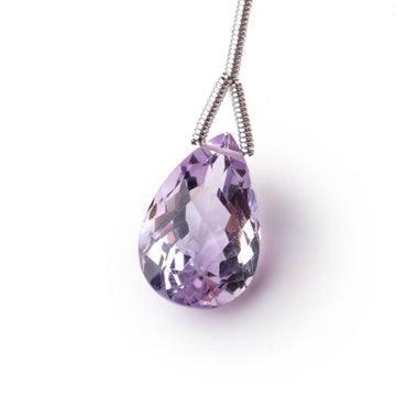 13-15mm Pink Amethyst Pavilion Faceted Pear Focal 1 Bead AAA (ONLINE ORDER ONLY)