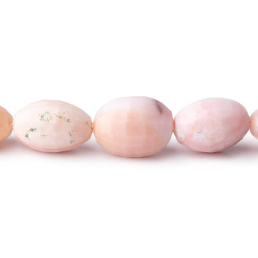 13-15mm Pink Peruvian Opal Faceted Oval Beads 14 inch 25 pieces (ONLINE ORDER ONLY)