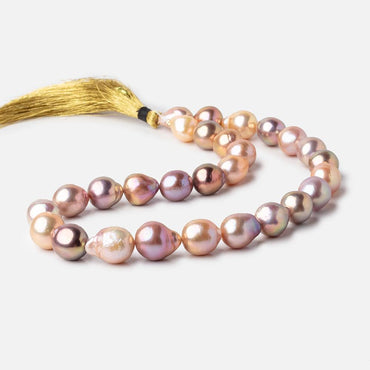 13-16.5mm Tri-Color Baroque Freshwater Pearls 16 inch 28 pieces AAA (ONLINE ORDER ONLY)