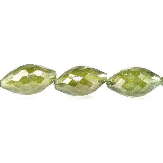 13-16mm Idocrase Faceted Marquise Beads 8 inch 14 pieces (ONLINE ORDER ONLY)