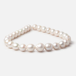 13-16mm Off White Baroque Freshwater Pearls 16 inch 29 pieces (ONLINE ORDER ONLY)
