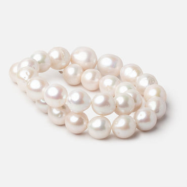 13-16mm Off White Baroque Freshwater Pearls 16 inch 29 pieces (ONLINE ORDER ONLY)