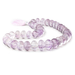 13-17mm Pink Amethyst Faceted Rondelle Beads 16 inch 39 pieces AA (ONLINE ORDER ONLY)