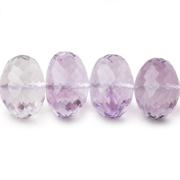 13-17mm Pink Amethyst Faceted Rondelle Beads 16 inch 39 pieces AA (ONLINE ORDER ONLY)