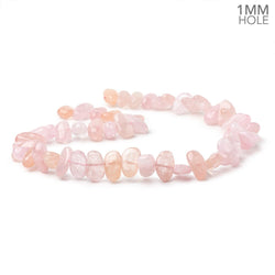13-20mm Morganite Plain Nugget 15.5 inch 35 Beads 1mm Drill Hole (ONLINE ORDER ONLY)