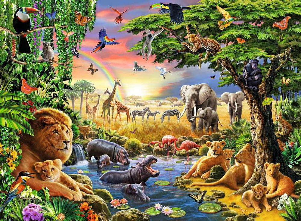Puzzle: Evening at the Waterhole (ONLINE ORDER ONLY)