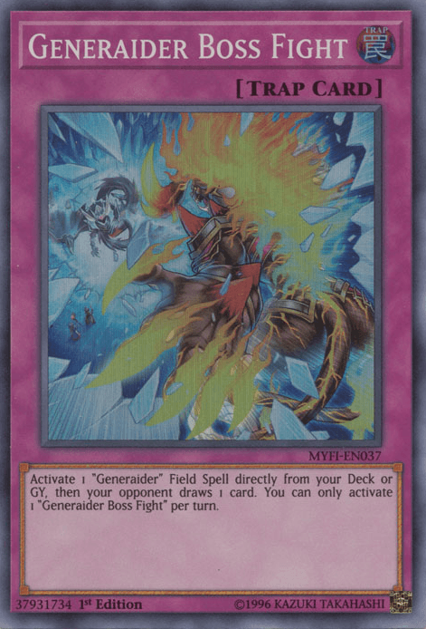 Generaider Boss Fight [MYFI-EN037] Super Rare (ONLINE ORDER ONLY)