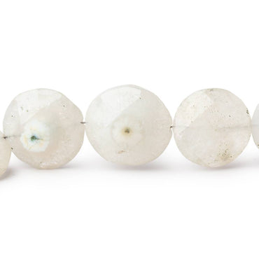 12.5-15mm Solar Quartz faceted coin beads 8 inch 15 pieces (ONLINE ORDER ONLY)