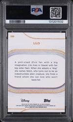 Graded 2025 Topps Chrome Disney Lilo #199 Yellow Refractor #/275 Lilo & Stitch Trading Card PSA 10 Gem Mint