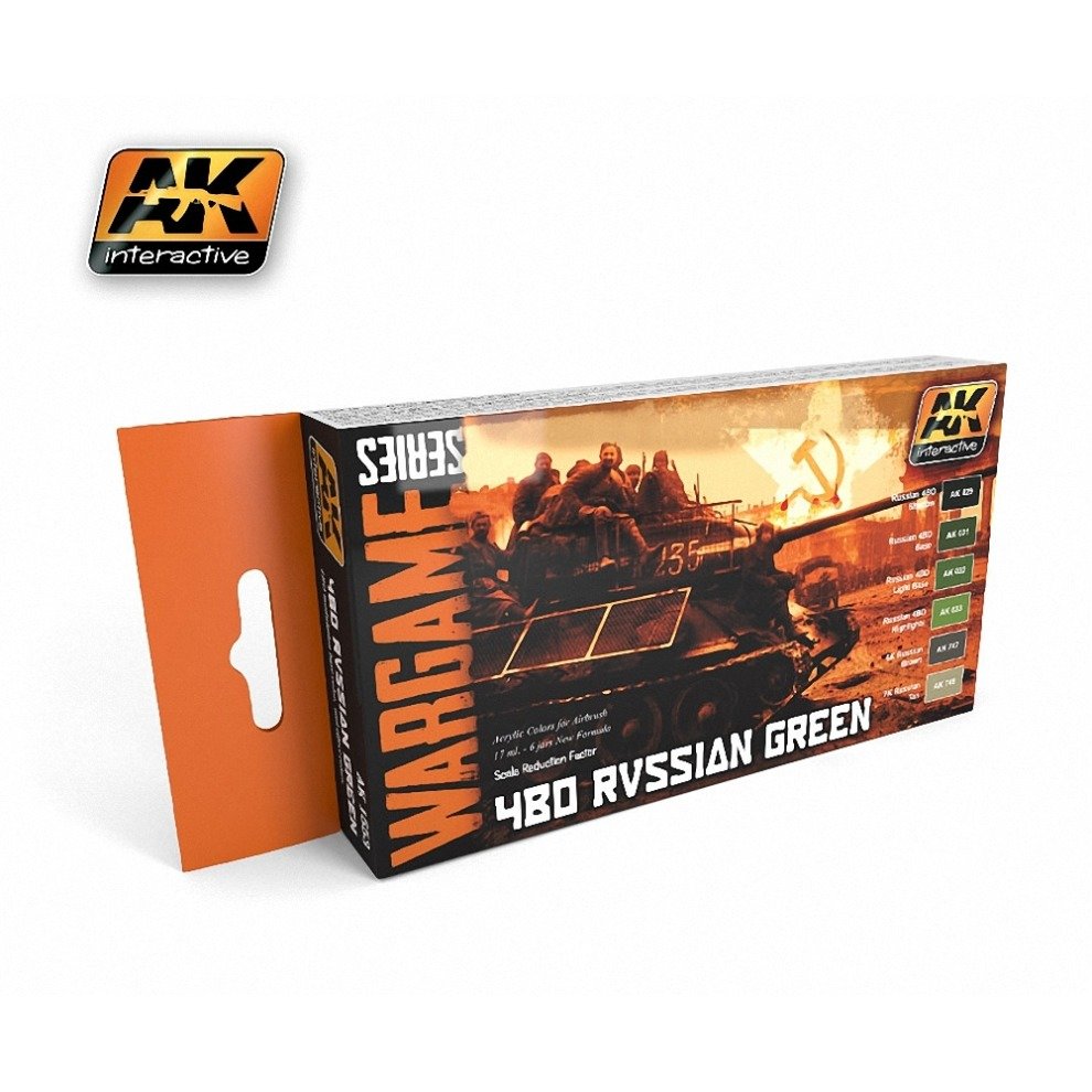 AK Interactive: Russian Green Set (ONLINE ORDER ONLY)