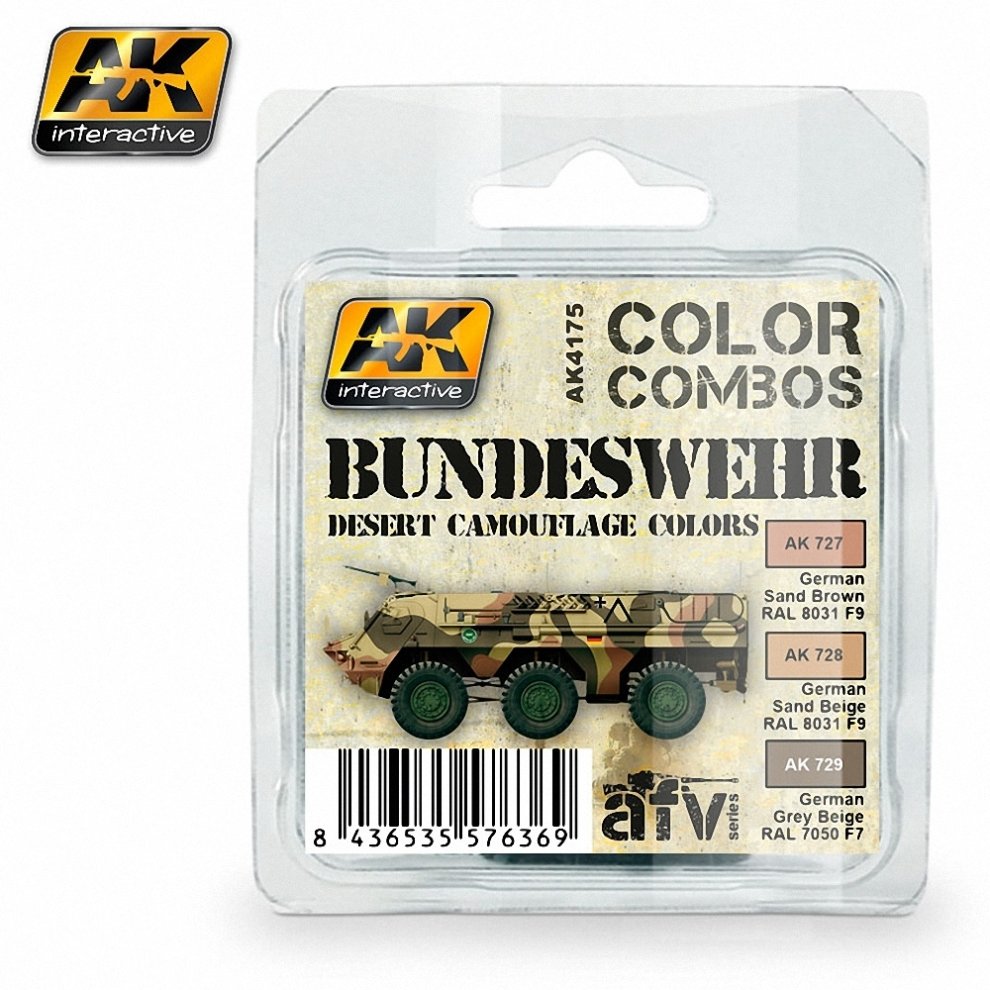 AK Interactive: Bundeswehr Desert Camouflage Set (ONLINE ORDER ONLY)