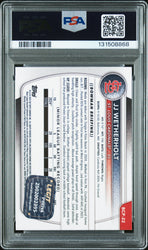 Graded 2025 Topps Bowman JJ Wetherholt #BCP-22 Chrome Prospects Rookie RC Baseball Card PSA 10 Auto Grade Gem Mint