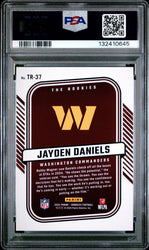 Graded 2024 Panini Donruss Jayden Daniels #TR37 The Rookies Rookie RC Football Card PSA 9 Mint (ONLINE ORDER ONLY)