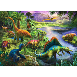 Trefl Red 200 Piece Kids Puzzle - Hungry Dinosaurs (ONLINE ORDER ONLY)