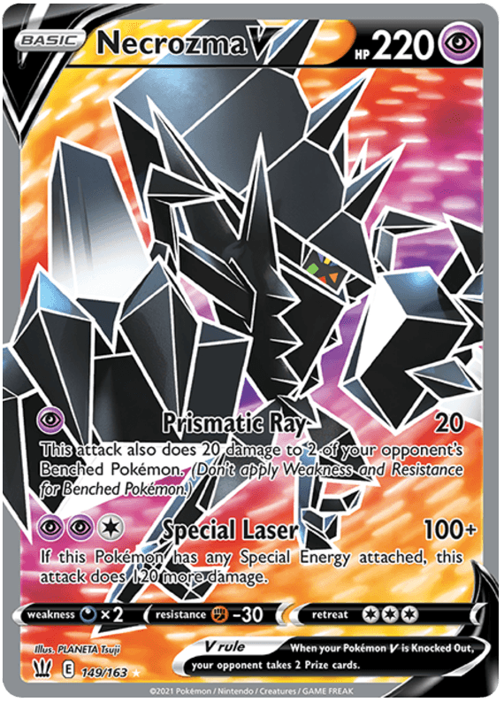 Necrozma V (149/163) [Sword & Shield: Battle Styles] (Online Only)