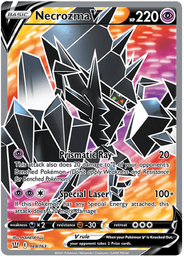 Necrozma V (149/163) [Sword & Shield: Battle Styles] (Online Only)