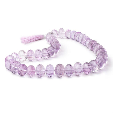 13.5-16.5mm Pink Amethyst Faceted Rondelle Beads 16 inch 39 pieces AAA (ONLINE ORDER ONLY)