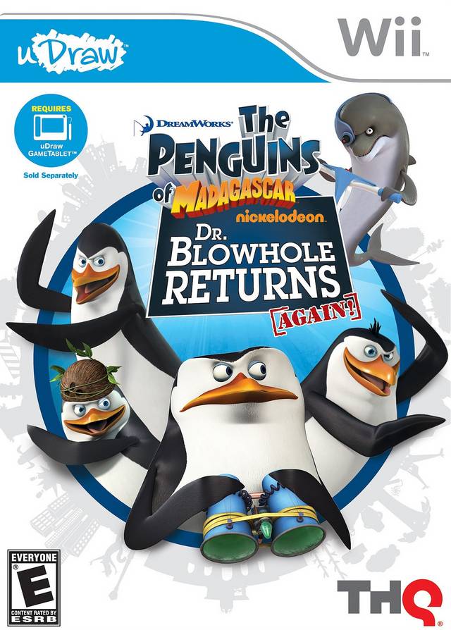 uDraw Penguins of Madagascar: Dr. Blowhole Returns - Again! (Wii) (Online Order Only)