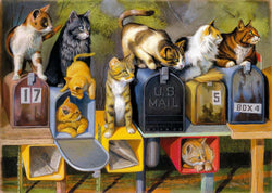 Puzzle: Large Format - Cat's Got Mail (ONLINE ORDER ONLY)