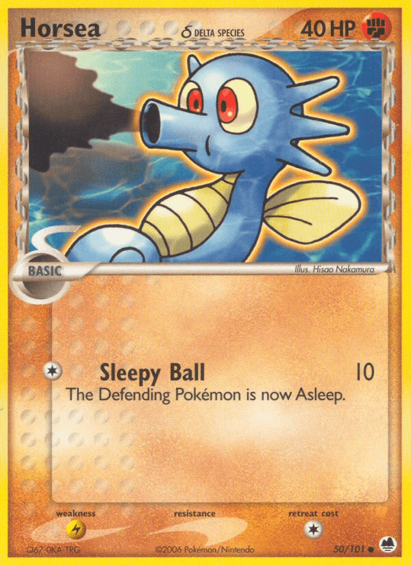 Horsea (50/101) (Delta Species) [EX: Dragon Frontiers] (Online Only)